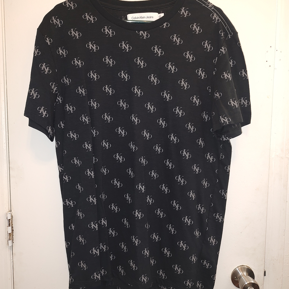 Mens Shirt Bundle !! Calvin Klein Jeans Black T-Shirt for Men